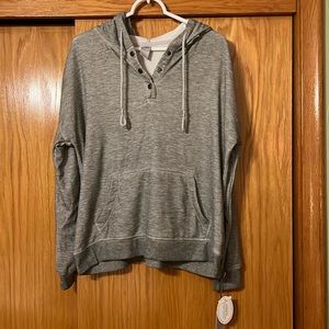 BNWT te verde Lightweight Hoodie Grey Size Large